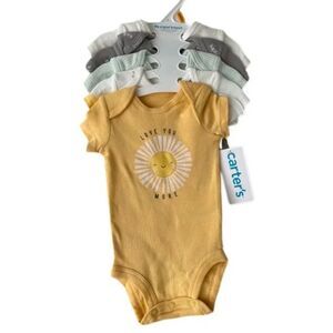 Carters Baby Newborn Onesie Set of 5
